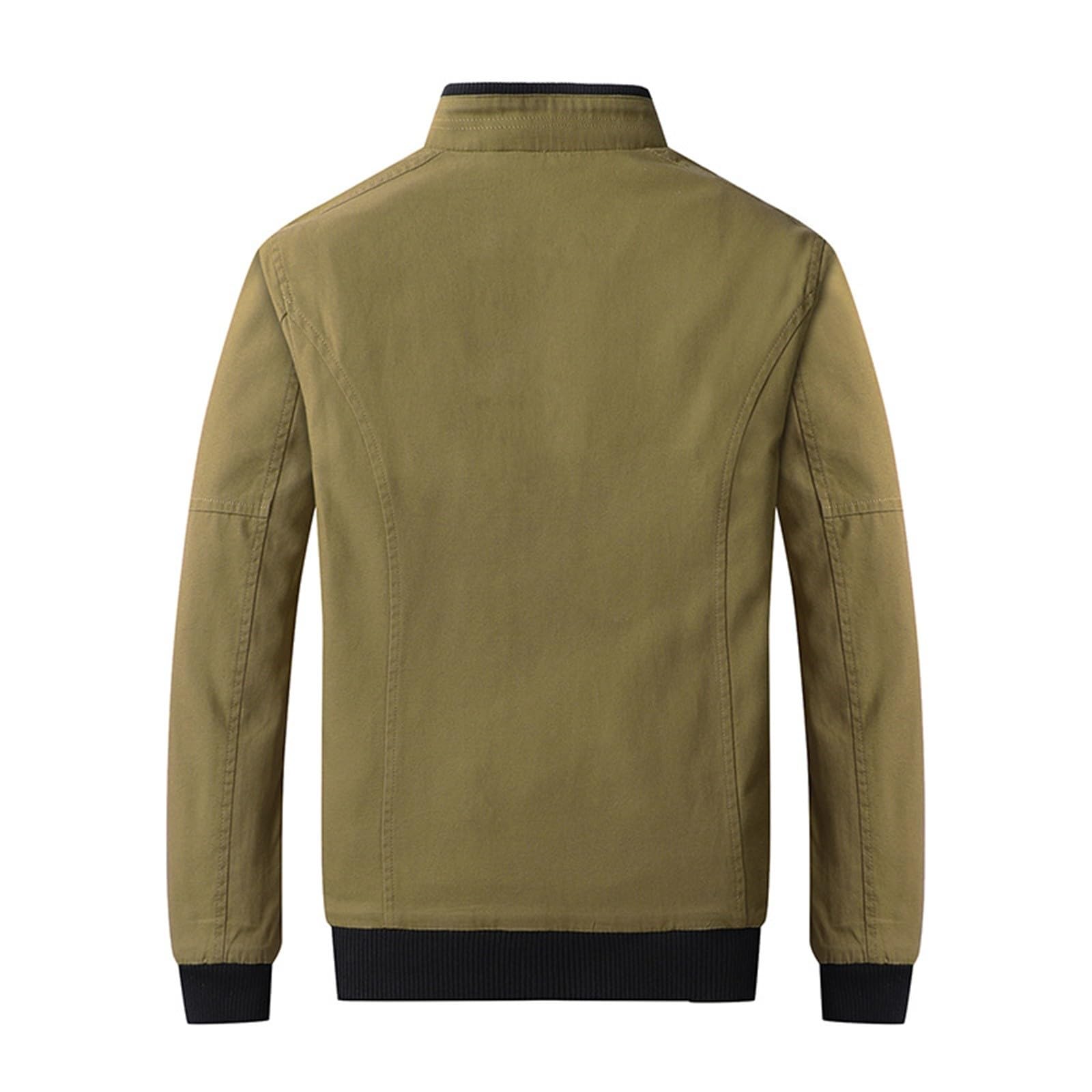 Générique Blouson Homme Hiver Chaud Léger Slim Fit Manteaux Manches Longues Léger Veste D'automne Coupe Vent Veste D'extérieur Bomber Déplacements Quotidiens Aller Au Travai