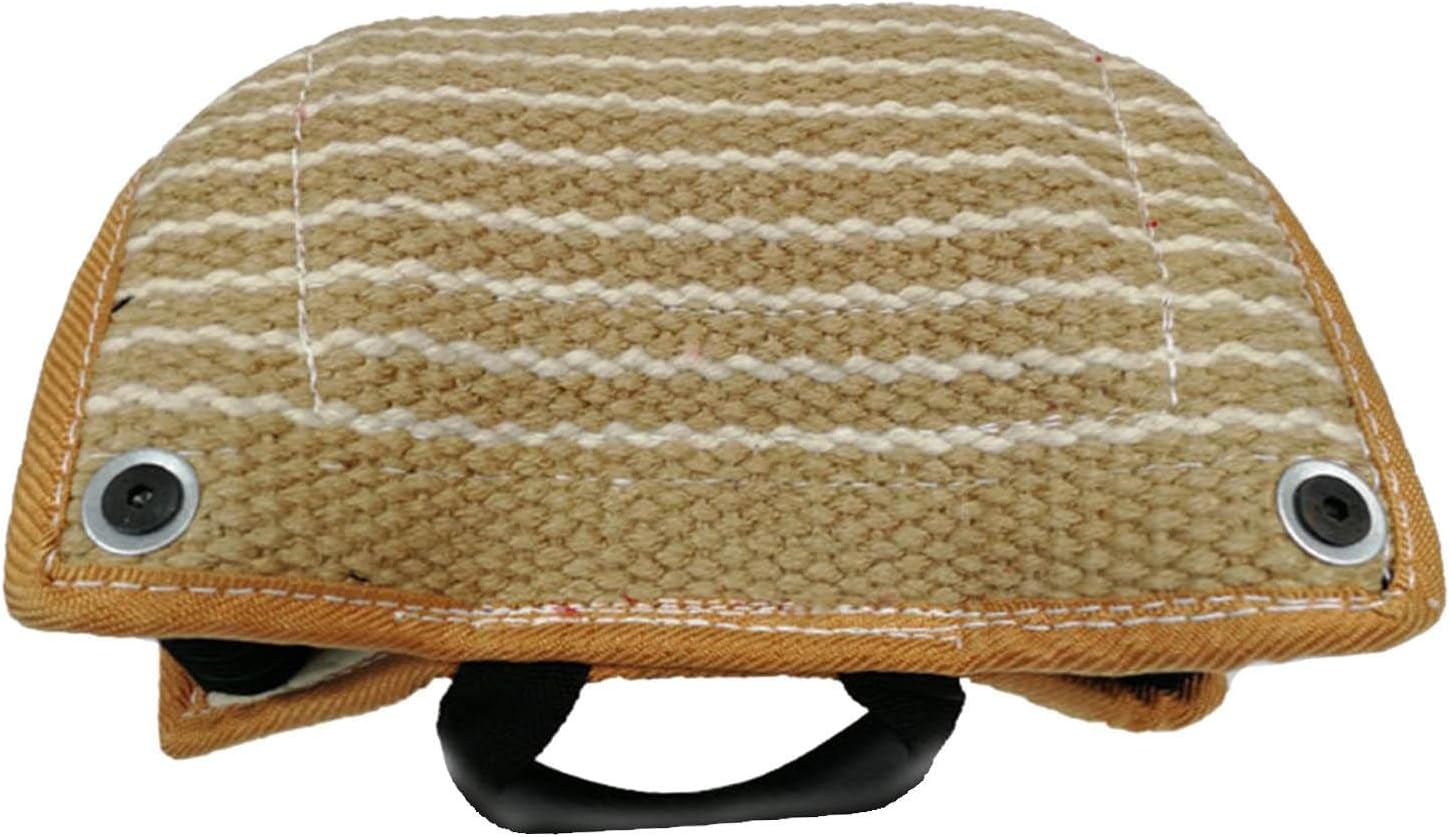 Dog Pillow Tug Toy, Interactive Handles, Biting Training Puppy Toy