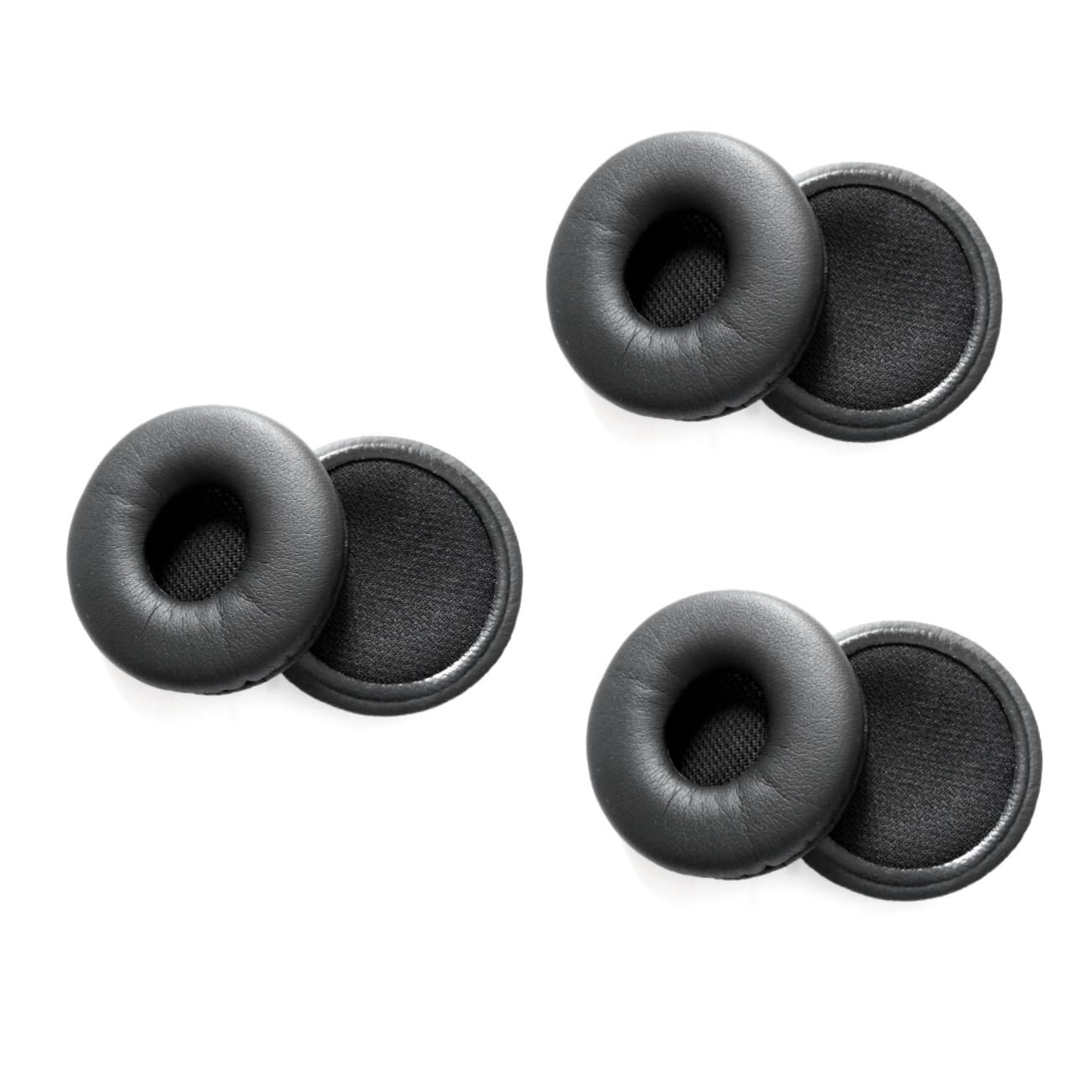 DOITOOL 3pezzi Auricolari Ricambio Pu Per Cuffie Pp e Miglioramento Prestazioni Audio