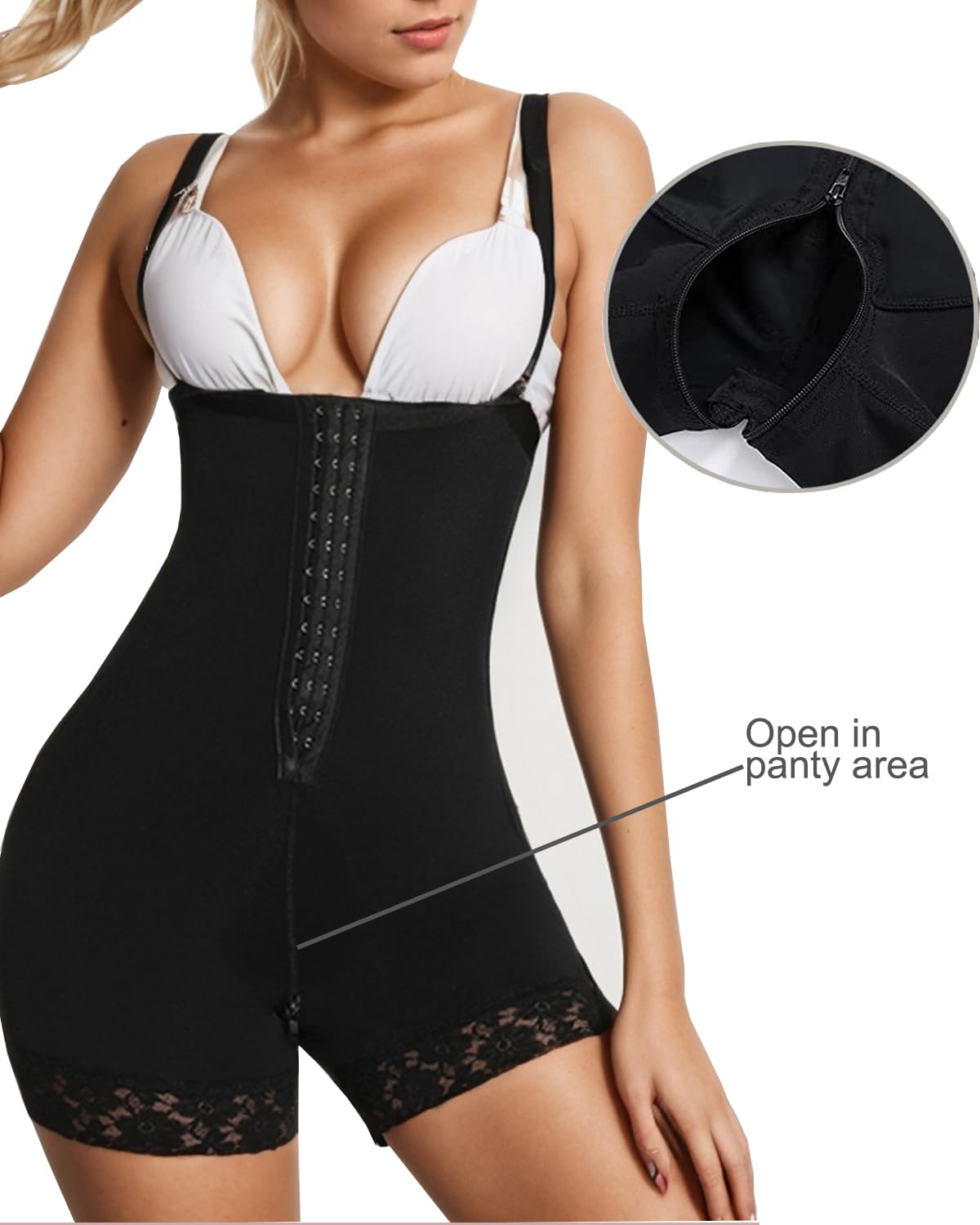 Fajas Colombianas Reductoras Mujer Abdomen Body Moldeador Invisible Control de Barriga Levanta Glúteos Shapewear Bodysuit