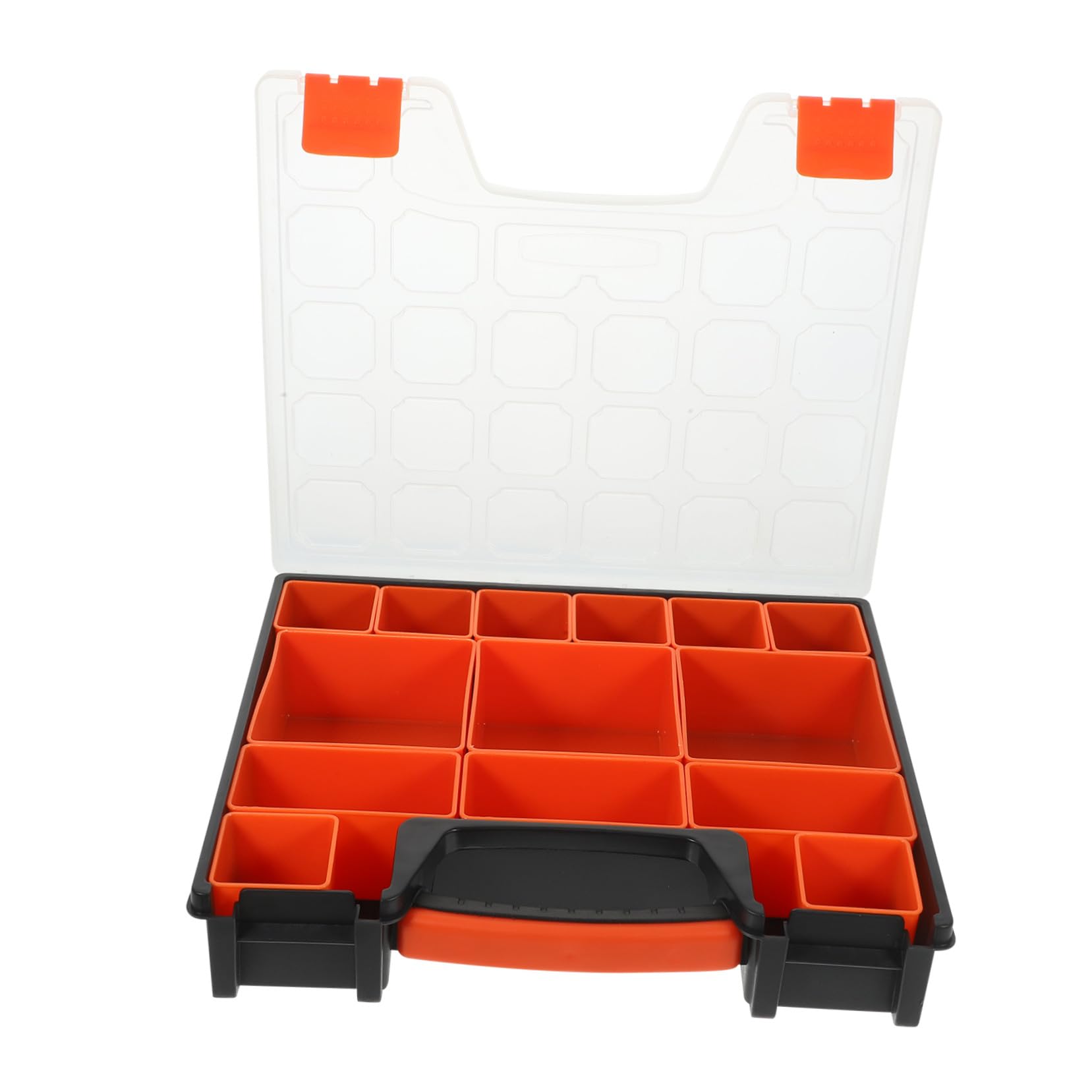 2 Pièces Boîte de Rangement pour Petites avec Compartiments Modulables Boîte Organisatrice pour Vis et Perles pour Atelier et Bricolage
