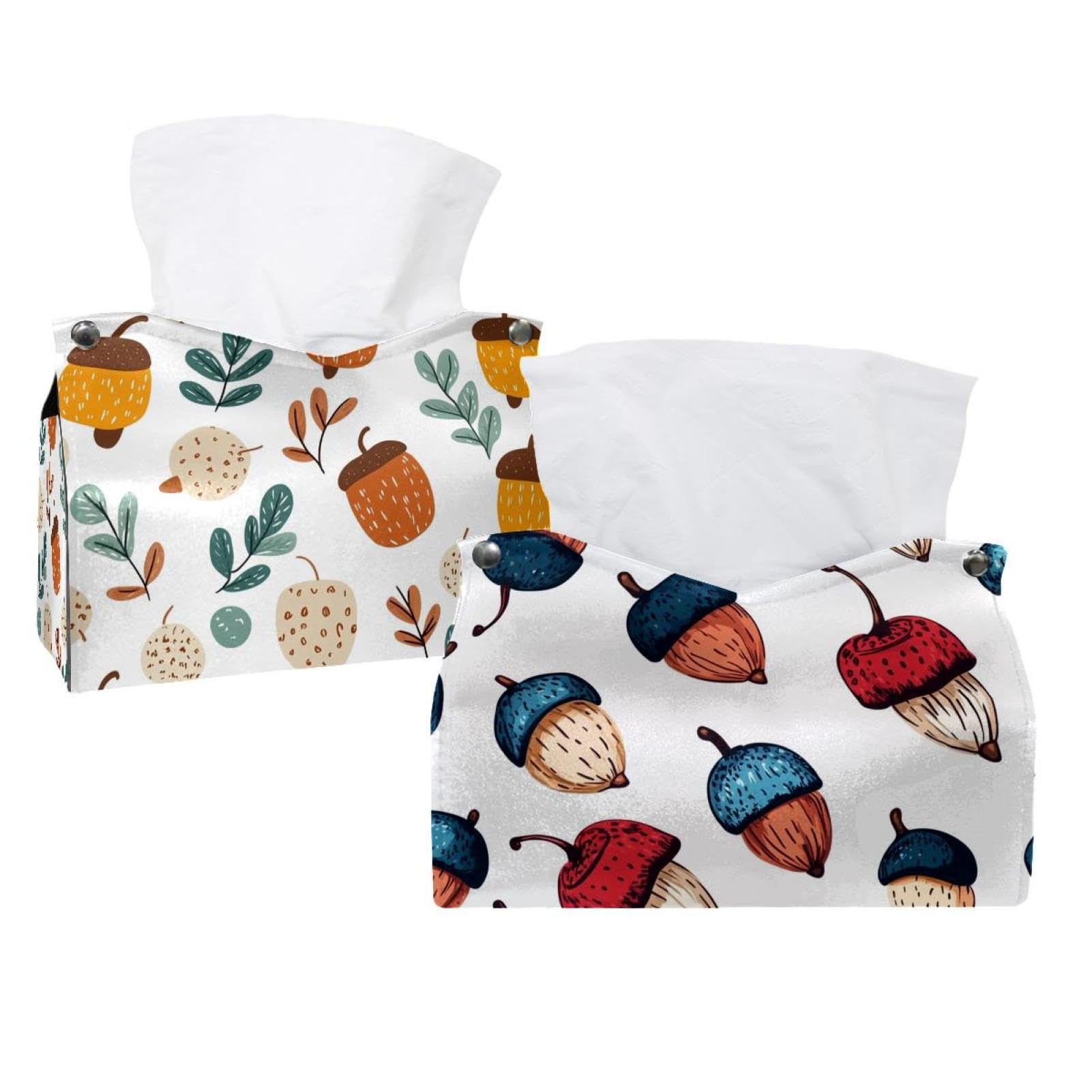 Boîte à mouchoirs pour cacher les emballages en carton sur la commode et le bureau