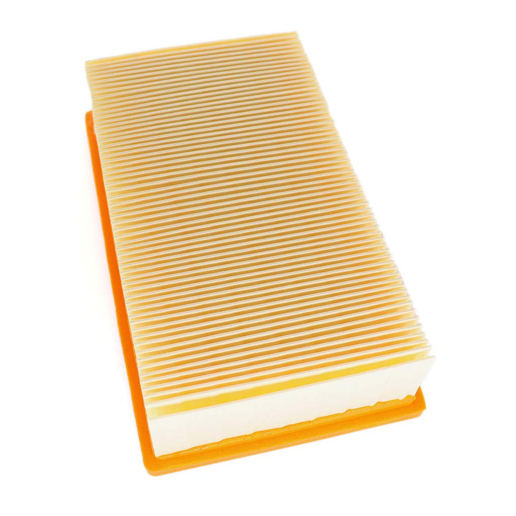 HURI Lot de 2 filtres plissés plats pour aspirateur Würth/Würthmaster Automatic ISS 35, ISS 35-S, ISS 45 M, ISS 55 M, ISS 55 S, ISS 30-L, ISS 40-M, ISS 50-L Aspirateur Filtre à air