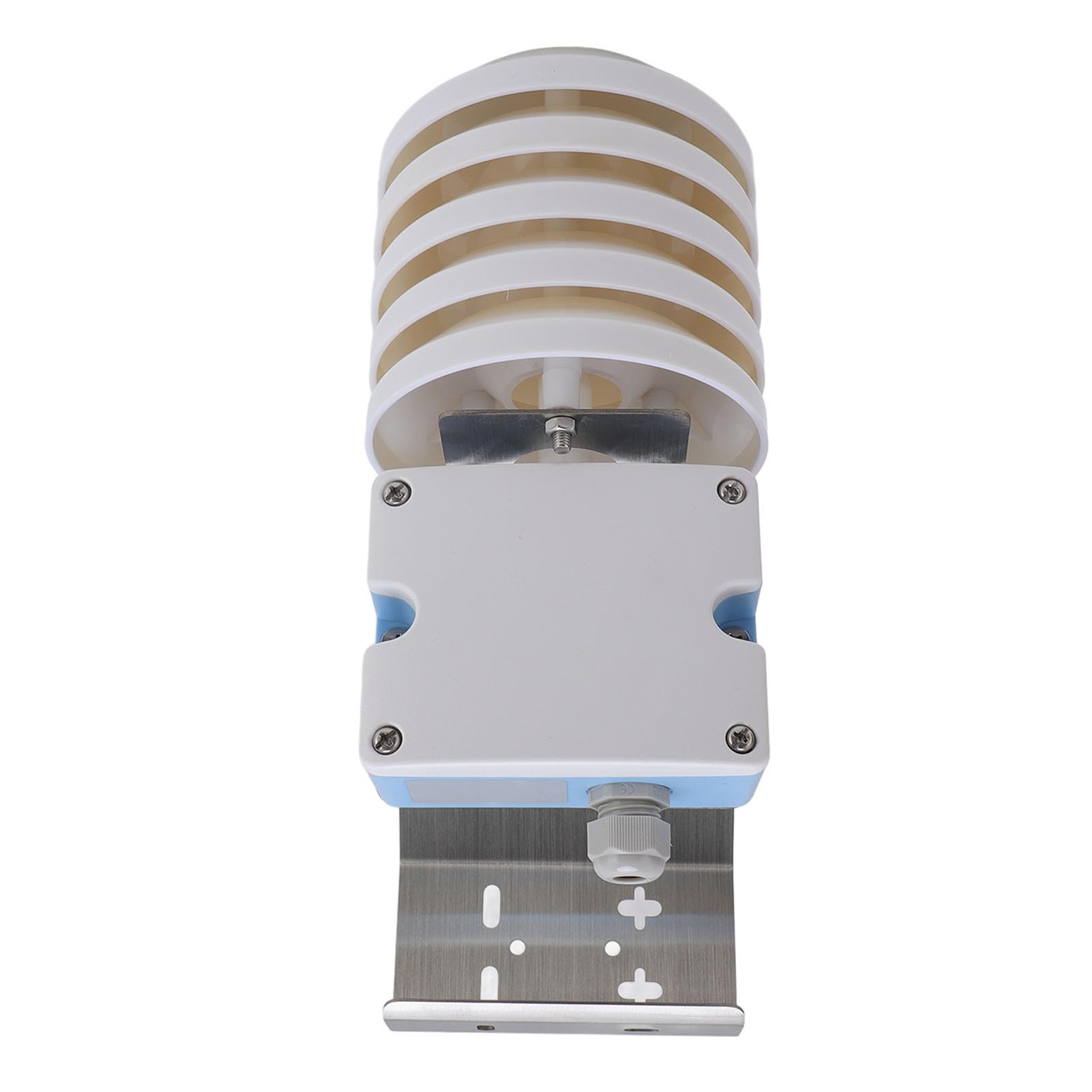 Sxhlseller Sensor y Transmisor de Temperatura y Humedad con Caja de Rejilla, Sensor Exterior con Clasificación IP65 con Salida de 4-20 MA/0-10 V, Amplio Rango 0-100% RH -20~60 ℃ para Agricultura,