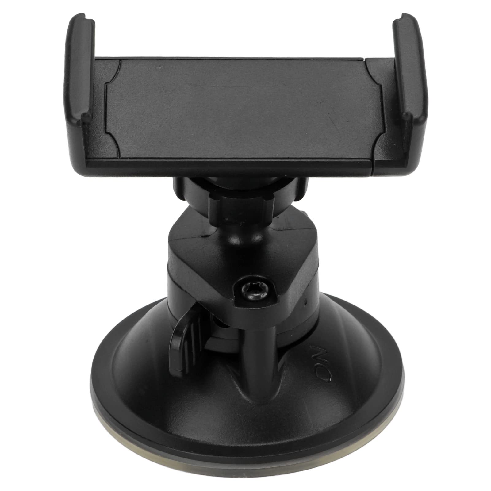 Denash Universal Suction Cup Phone Mount, 360° Adjustable Car Holder with Shock Absorption & 6-9cm Clip for Dashboard Glass Tile