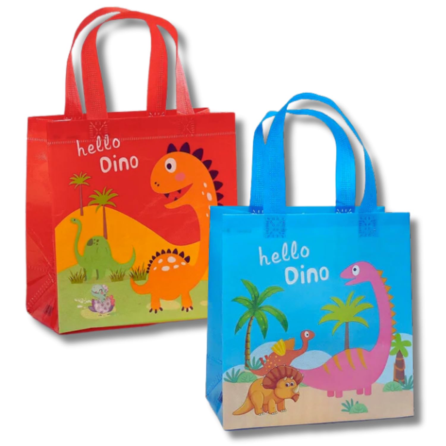 IncyWincy Dinosaur Gifting Bags for Return Gifts (2 Pcs), Non-Woven Goodie Bags, Multi-Purpose Reusable Carry Bag, Birthday Treat Bags (30cmX22cmX9cm) (B0D5VPR5GW) Amazon Price History, Amazon Price Tracker