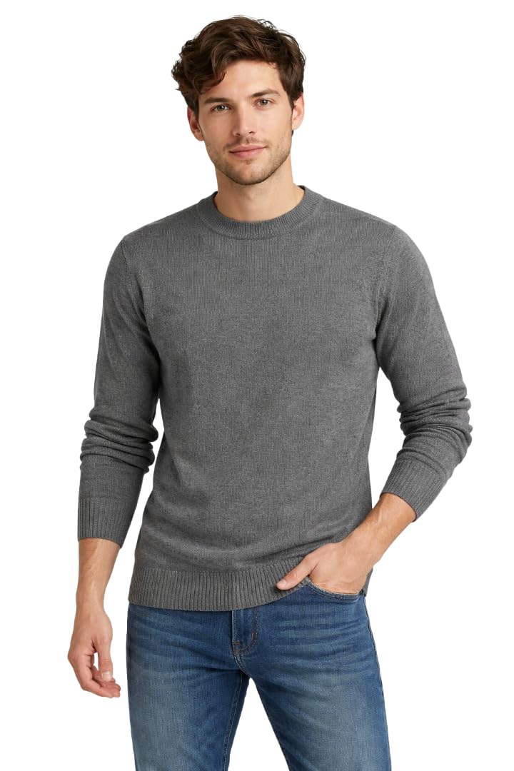 Men’s Solid Round Neck Sweater | Soft Knit Full Sleeve Pullover for Casual & Winter Wear-image-31