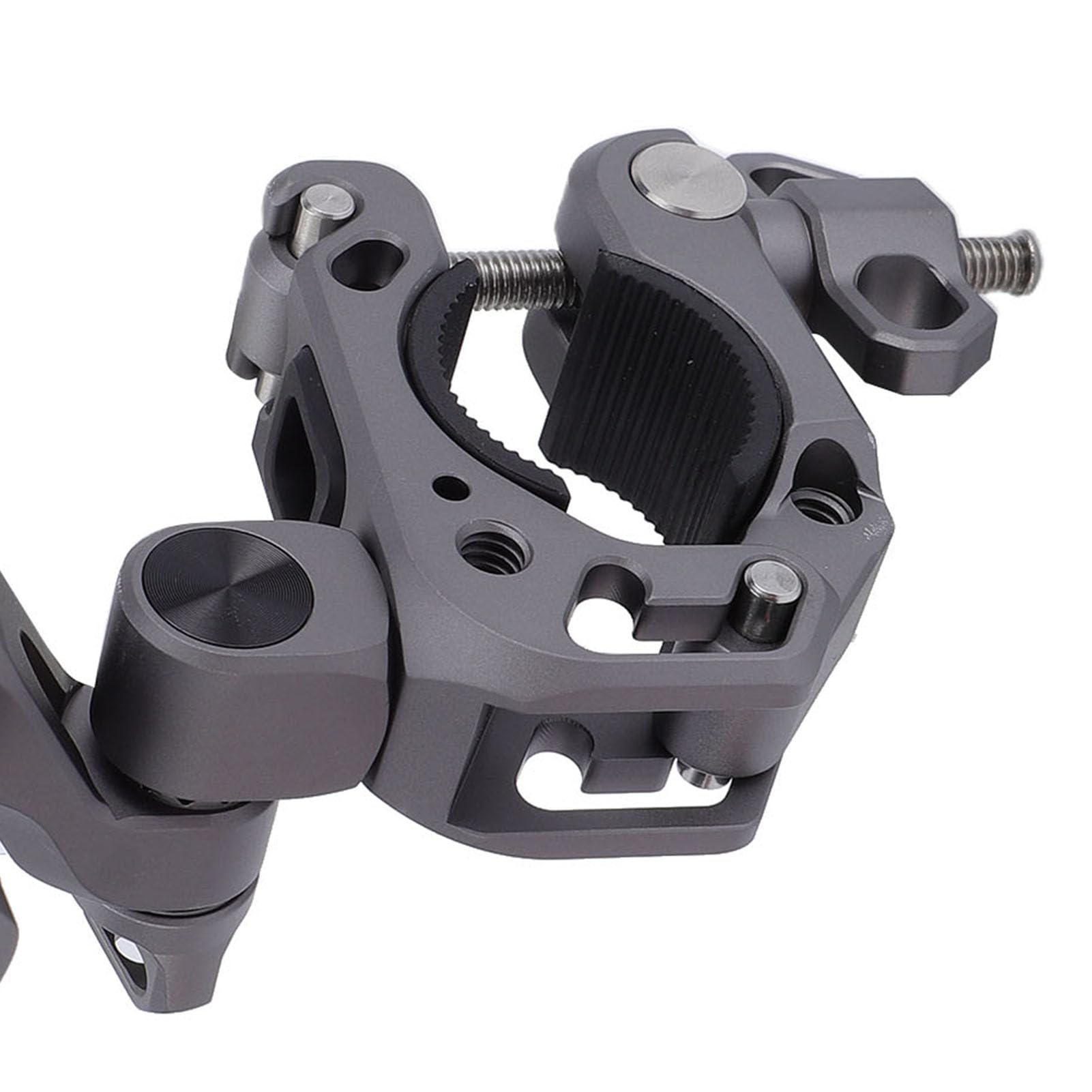 Supporto Morsetto per Action Camera, Adattabile a Manubrio | Lega di alluminio, rotazione di 360 gradi, compatibile con DJI,