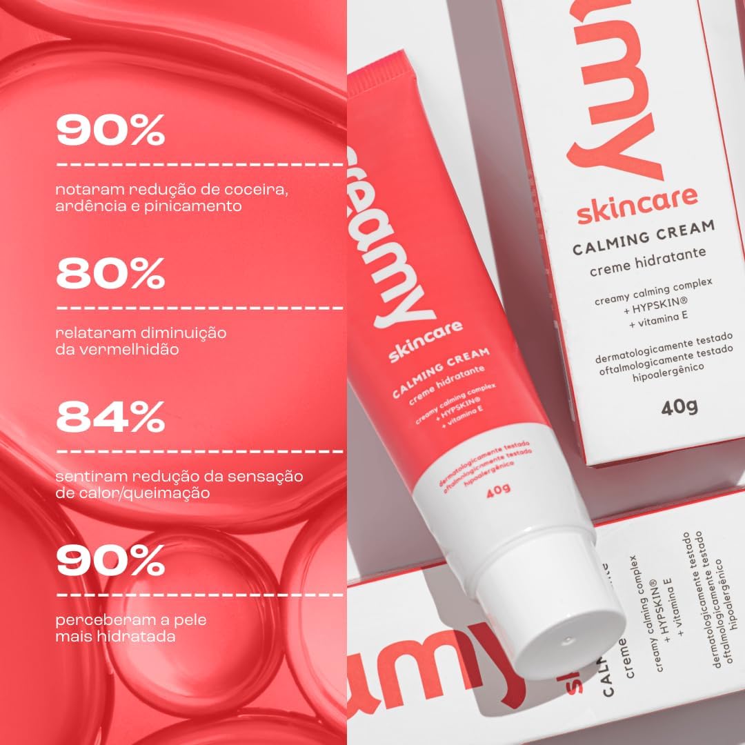 Creamy Kit Gel de Limpeza Facial 200ml + Hidratante Facial Calming