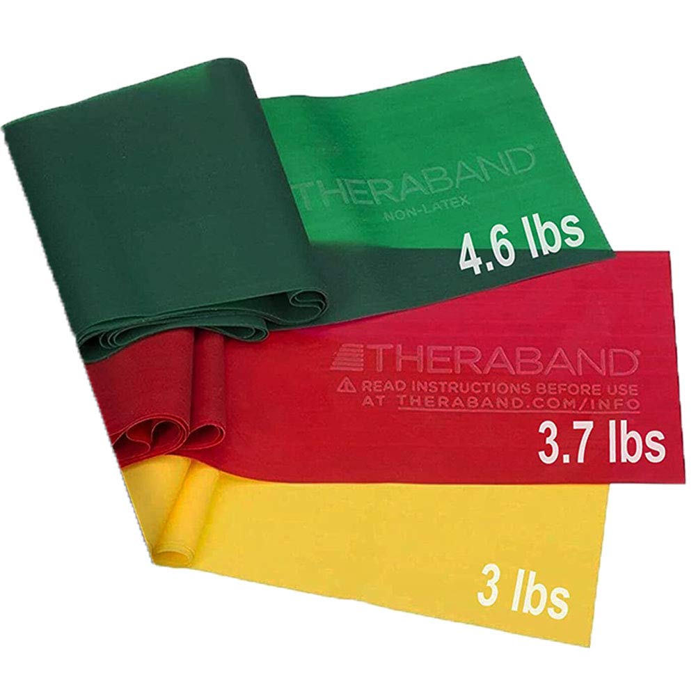 TheraBand Resistance Band Set, 60 x 5 x 2 inches, Latex (B08F371PDW) Amazon Price History, Amazon Price Tracker