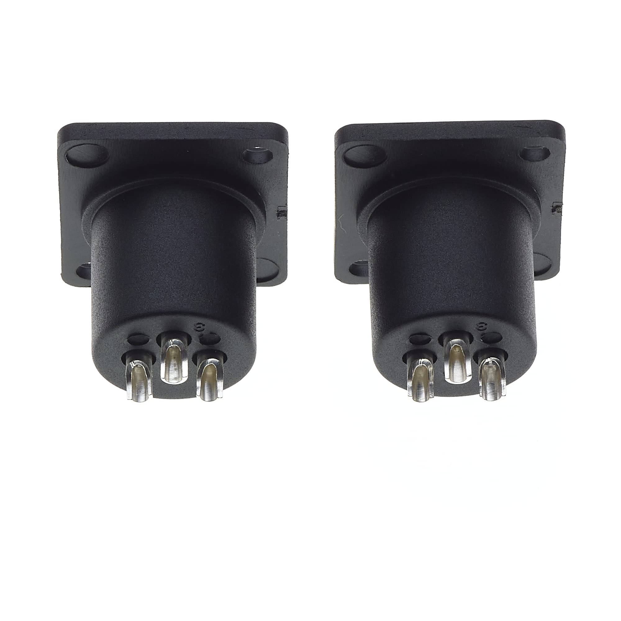 2 Connettori Audio XLR Maschio E Femmina A 3 Pin Per Montaggio A - Foto 4