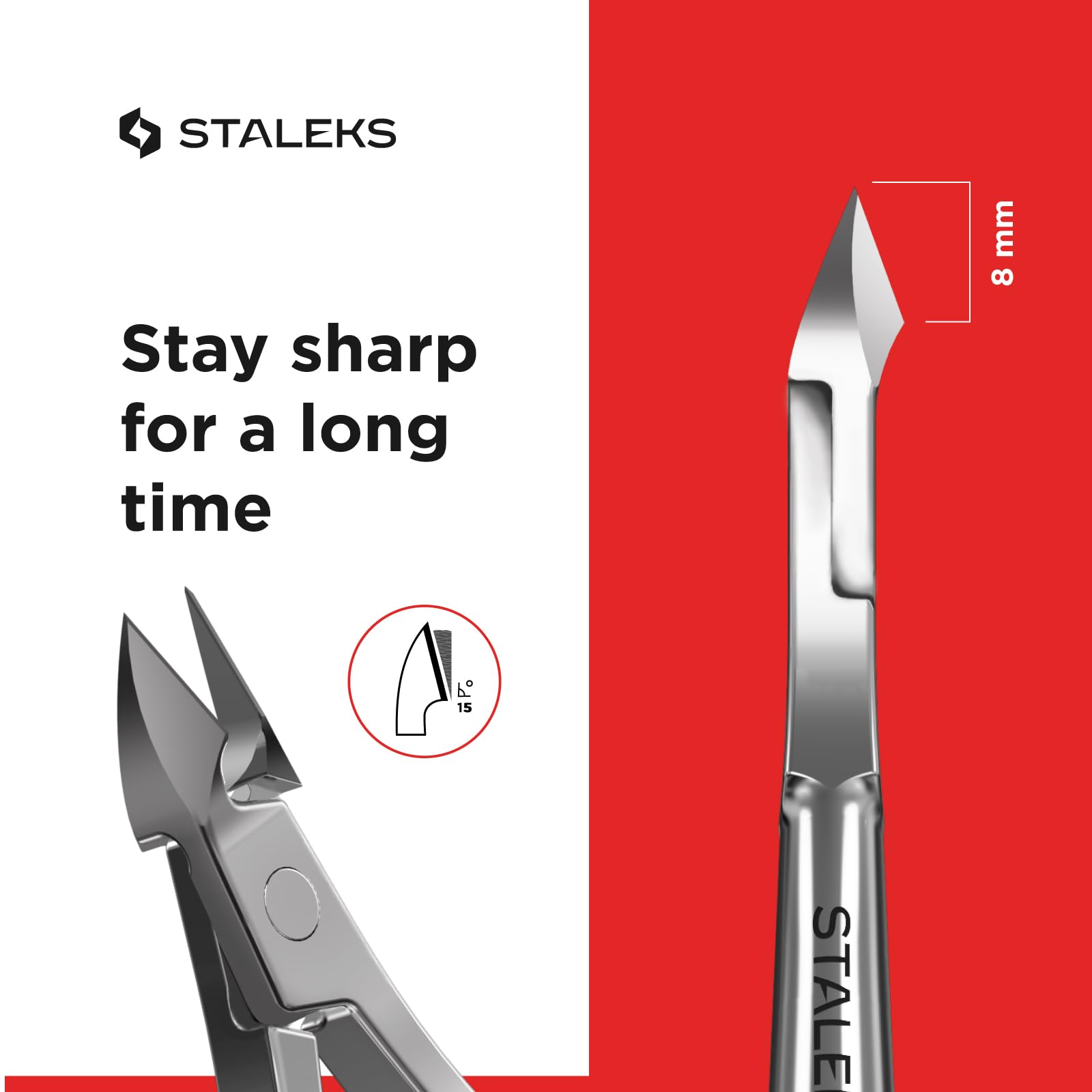 STALEKS Nagelhautzange Classic 12 8mm Cuticle nippers