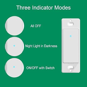 Black Smart Switch by Martin Jerry | 2 Pack Smart Light Switch Compatible with Alexa and Work with Google Home, 2.4G WiFi Smart Home Devices and Needs Neutral Wires