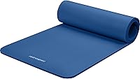 Retrospec Solana 1/2" Thick Non-Slip Yoga Mat with Nylon Strap - Premium TPE Cushion for Yoga, Pilates, Stretching & Floor Workouts