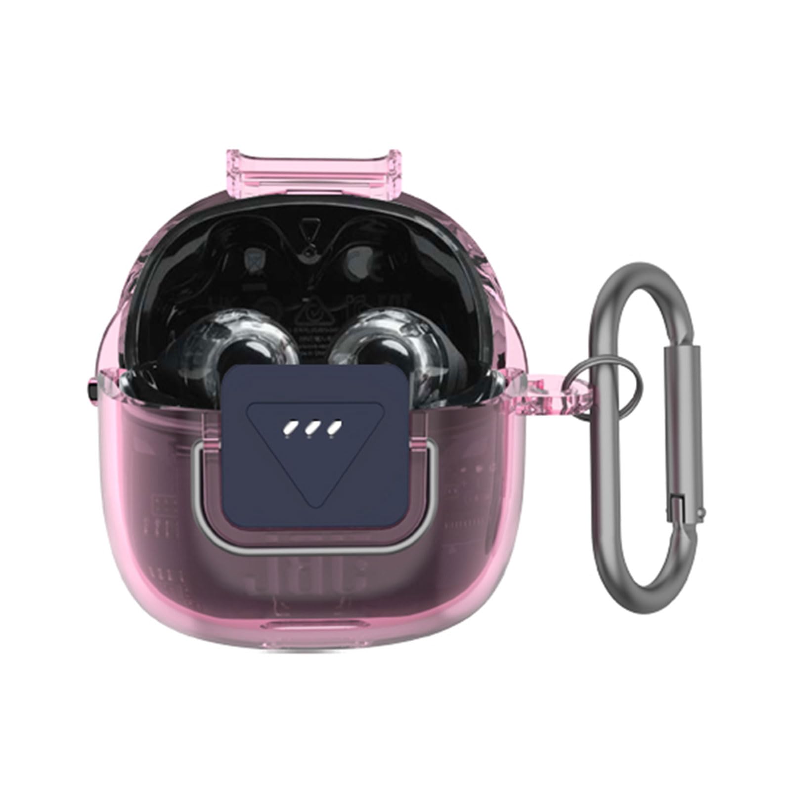 CAZSTYK Nonslip Earphone Skin Soft Housing Case Dustproof Water Resistant Guarding Protective Covers Damage Sleeve Carabiner Earphone Holder