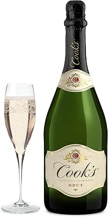 Cook's California Champagne Brut White Sparkling Wine, 750 mL bottle at ...