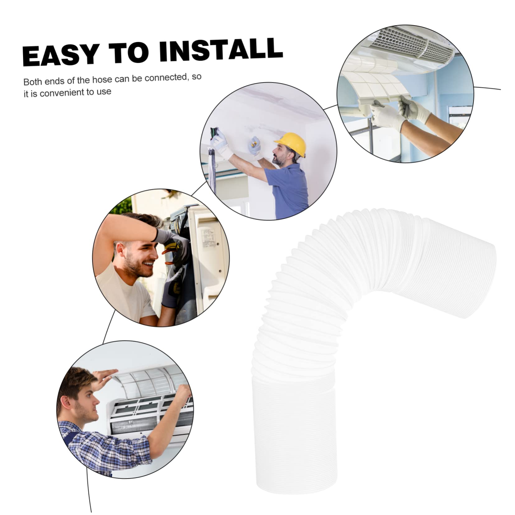 Tubo Scarico Estensibile per Climatizzatore Portatile Flessibile e Resistente per Uso e Ufficio Sostituzione Facile per Sfiato Danni Compatibile con Condizionatori Standard