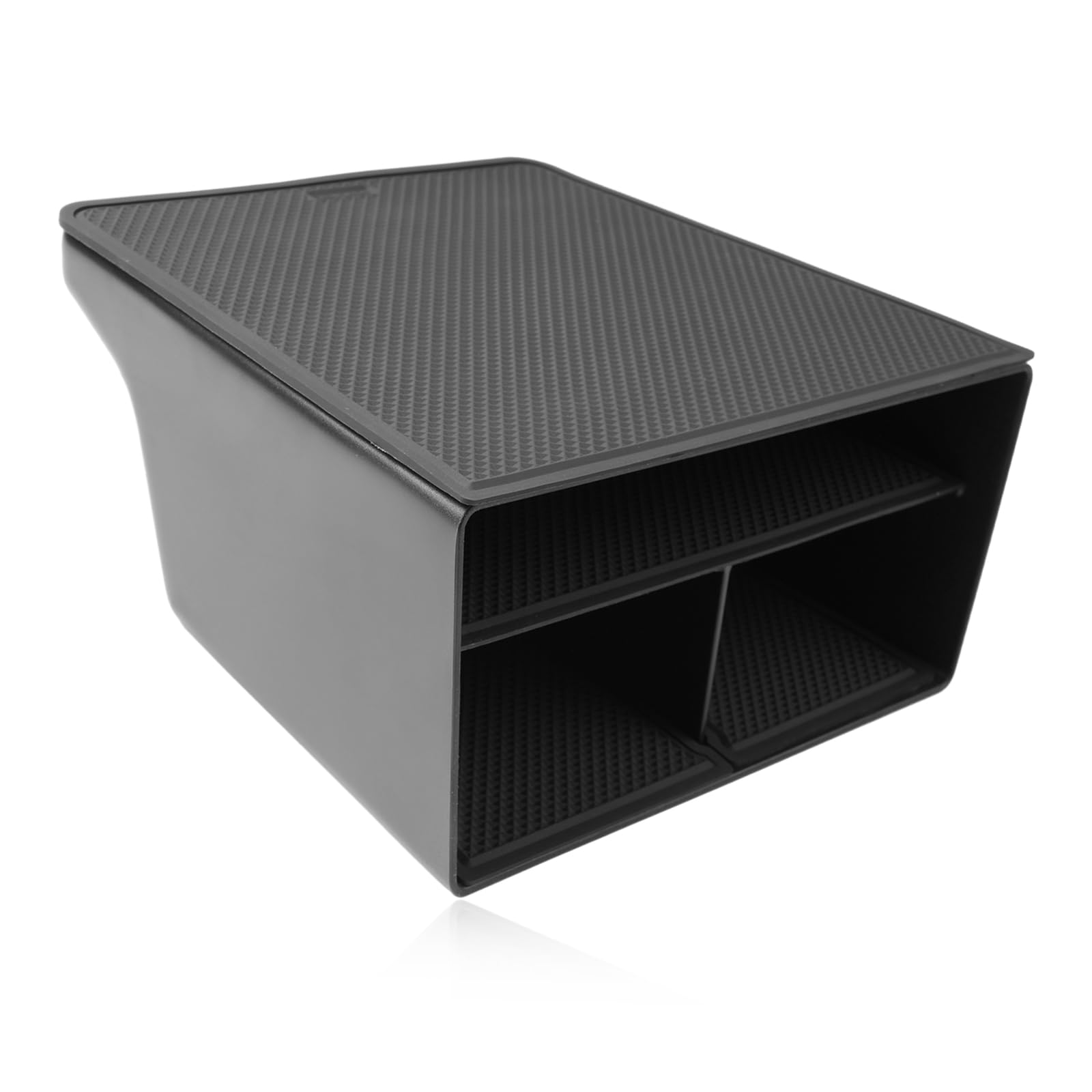 GAFAT Compatible avec Audi Q4 Etron Sportback 2021-2025 2026 Boîte de Rangement pour Console Centrale, Organiseur Plateau Boîte À Gants Bas Console Centrale, Q4 e-tron Accessoires