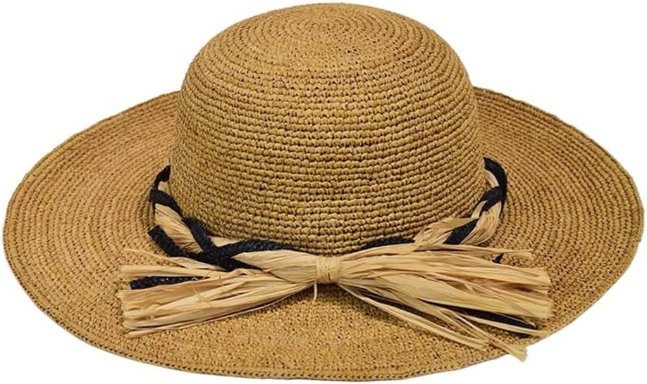 Large Brimmed Lafite Hat Sunshade Women's Sun Protection Beach