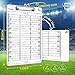 SCRIBBLEDO Football Dry Erase Board for Coaches 15x9 Double Sided Whiteboard Coaching Clipboard Equipment Football Accessories The Perfect Coach Gifts