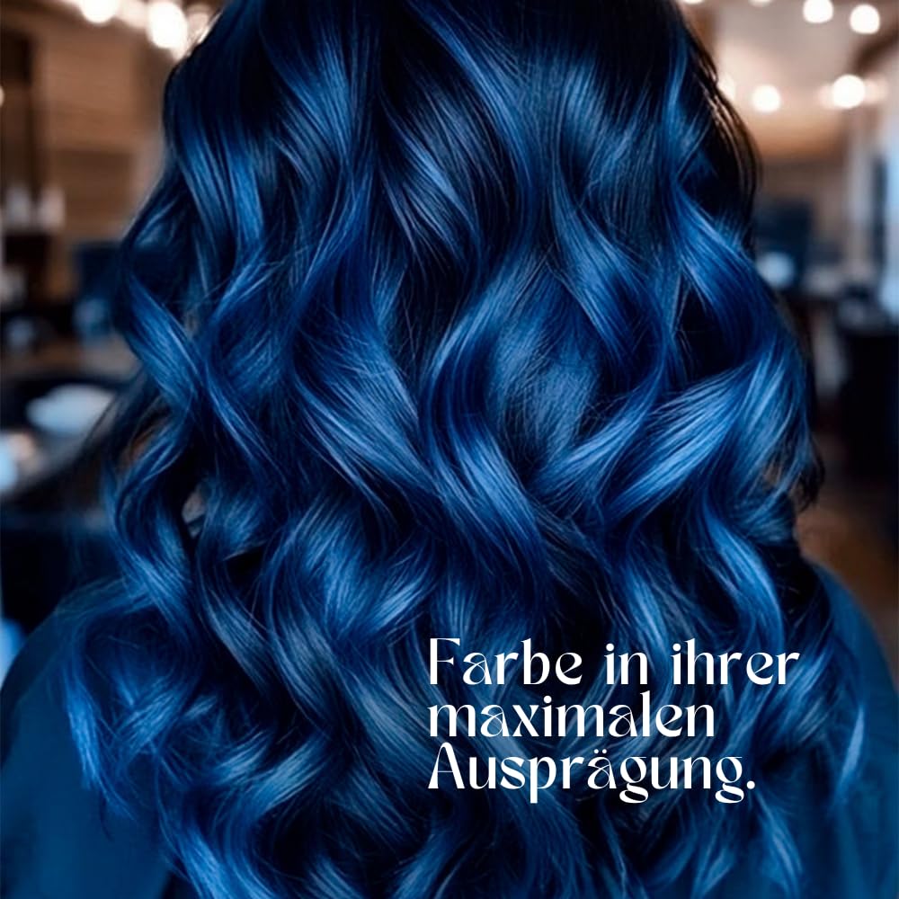 Karseell MACA CARE SYSTEM Blaue Pigment Haarmaske Tönung Farbauffrischung Verstärkt Kühle Blautöne Hydratisiert Repariert Anti-Frizz Für Trockenes Beschädigtes Coloriertes Haar 500ml