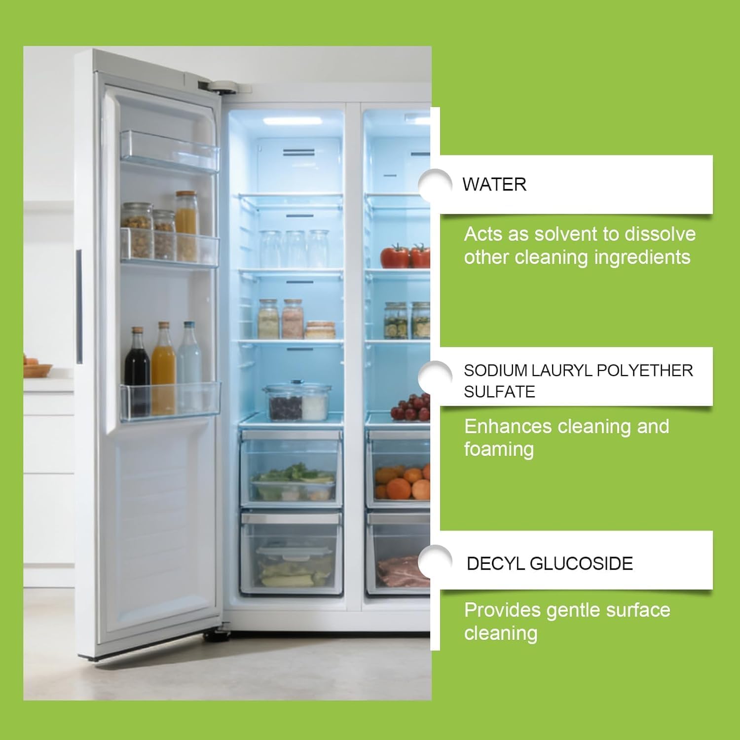 This Revolutionary Kitchen Spray Dissolves Grease Instantly - No Scrubbing Required,Electrolyzed Ion Kitchen Appliance Cleaner,For Oven, Stove, Range Hood & Appliances (3, one size)