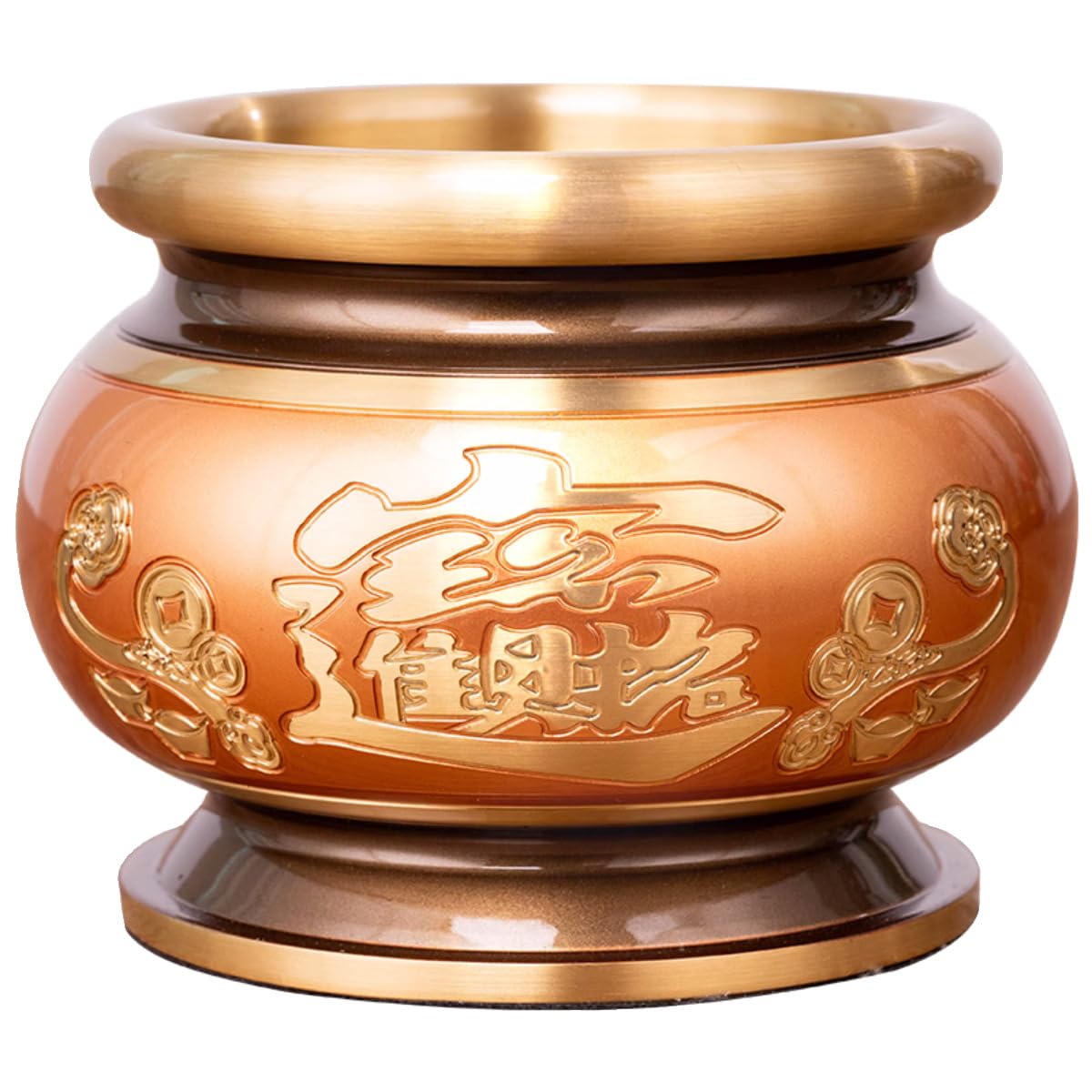 Amazon.com: 财神爷The God of Wealth 香炉xianglu 家用纯铜室内香炉 