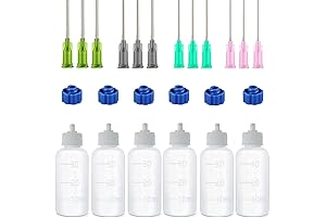 6 Pcs Glue Applicator Bottle, Dropper Bottles for Precise Adhesive Dispensing