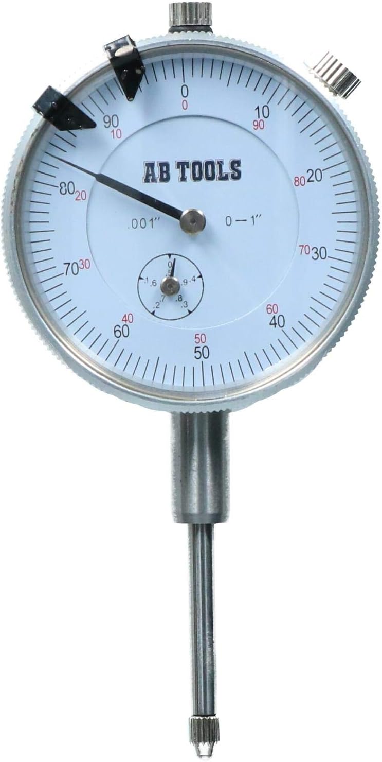AB Tools Imperial Dial Test Indicator DTI Gauge/Clock Gauge Measuring