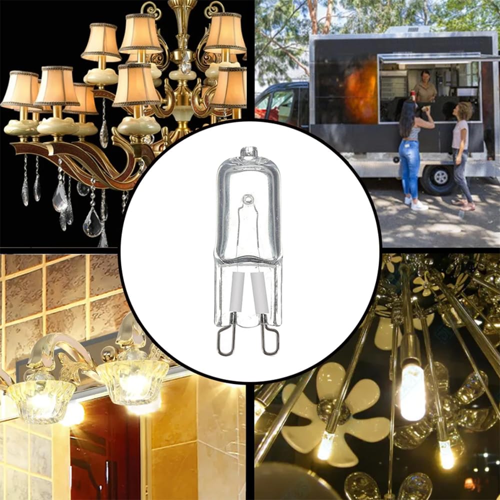 RuLEDne Lampadine Alogene G9 40W 2800K Bianco Caldo, Lampadina G9 - Foto 12