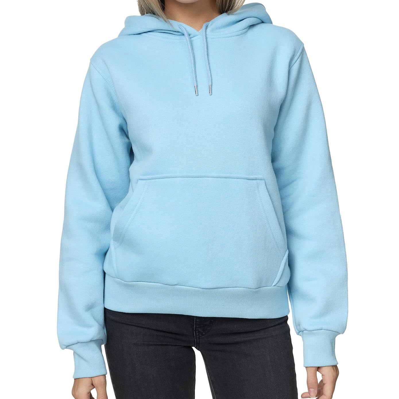 Smith & Solo Hoodie Damen – Kapuzenpullover Frauen Baumwolle Long, mit Kapuze Pullover Sweatshirt Rundhals, Slim Fit Freizeit Sport Langarmshirt, Hoodies Training - Pulli Streetwear