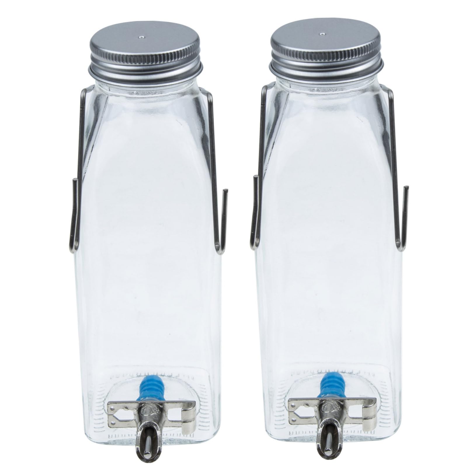 Gatuida Bebedero para Mascotas de Botella de Agua Colgante para Conejos Comedero de Agua Silencioso y Antigoteo para Hámsteres para Jaulas de Conejos