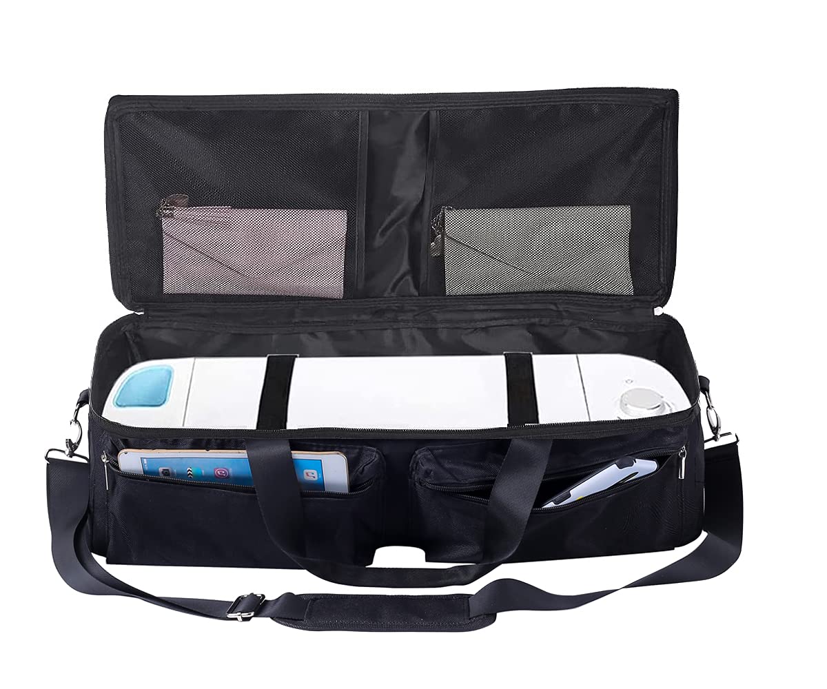 Étui de transport compatible avec Cricut Explore Air, Cricut Explore Air 2, Cricut Explore 1 et Cricut Maker, sac fourre-tout pour machine à découper, sac pour machine à découper, rembourrage