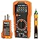 Klein Tools 69149P Electrical Test Kit with Digital Multimeter, Non-Contact Voltage Tester and Electrical Outlet Tester, Lead