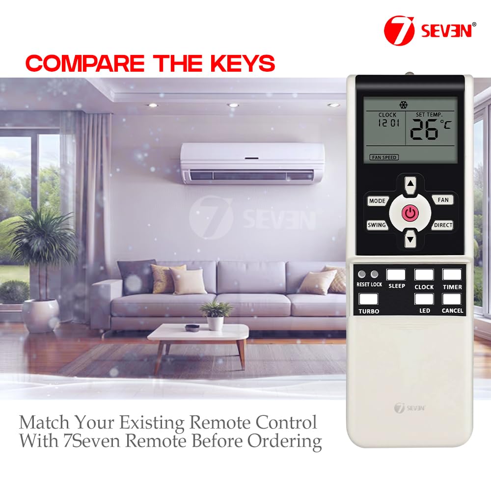 Diwali Offer Buy Now 7Seven® Compatible Voltas Ac Remote Original R07/Bge Model