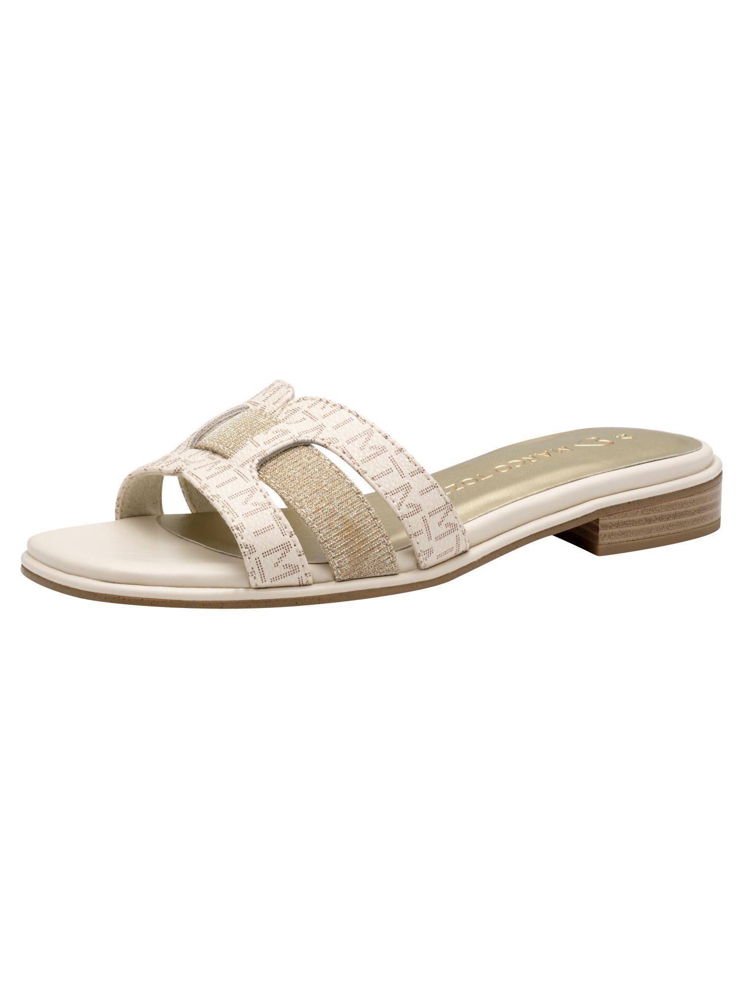 MARCO TOZZI Women's 2-27152-42 Sandals, Beige, 41 EU, beige, 8.5 UK