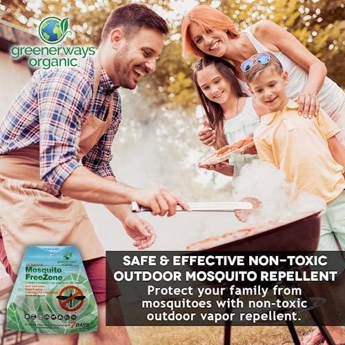 Greenerways Organic Mosquito Free-Zone Refill Pack - All Natural
