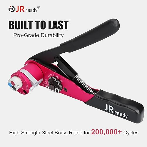 Miniatura 8 de JRready Deutsch Herramienta de engarzado estilo torreta (ACT-DT1 equivalente a HDT-48-00) para conectores DT/DTM/DTP Tamaño 12/16/20 Contactos