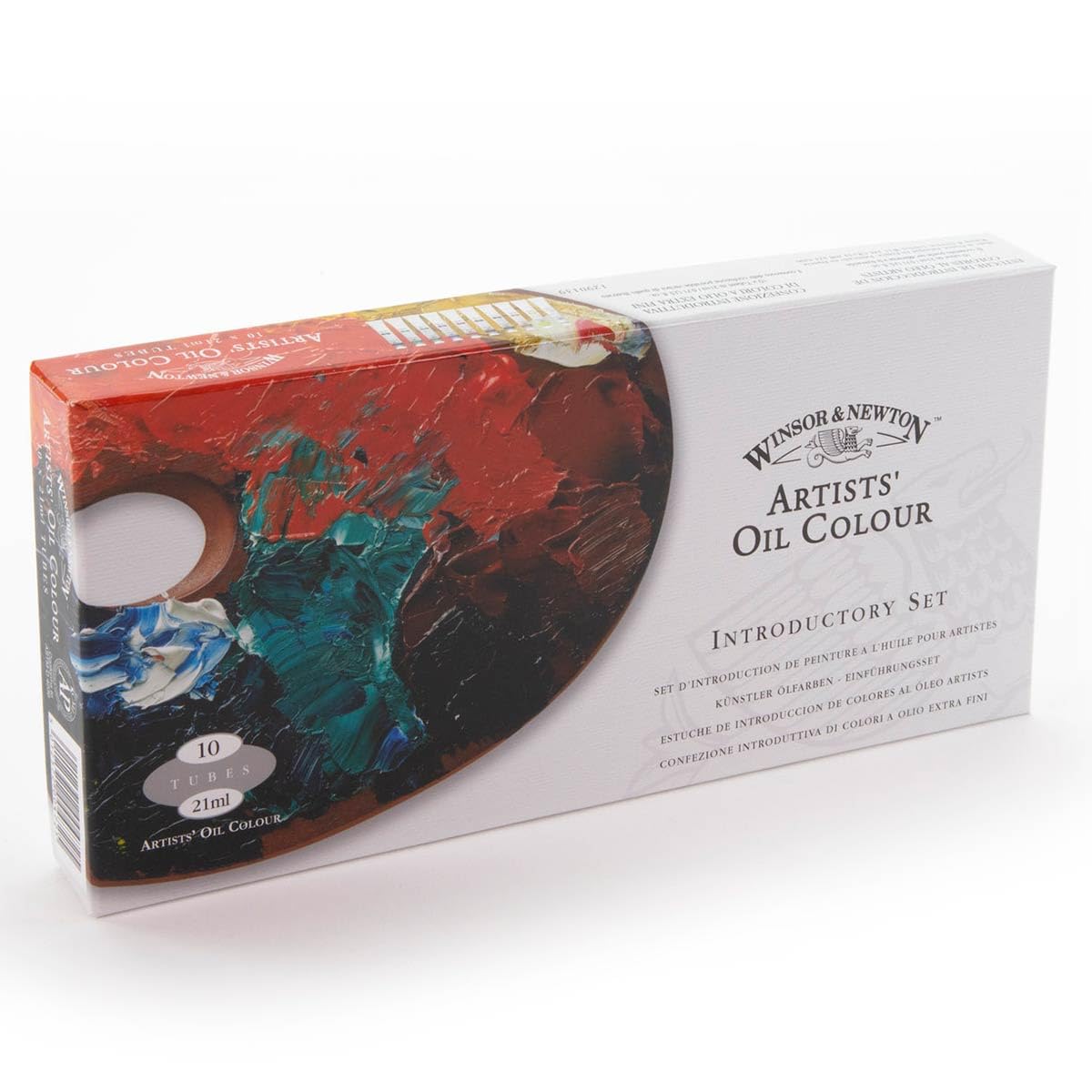 Winsor & Newton óleo profesional Artist's - Cofre Iniciación: set 10 tubos de óleo de 21ml, colores surtidos