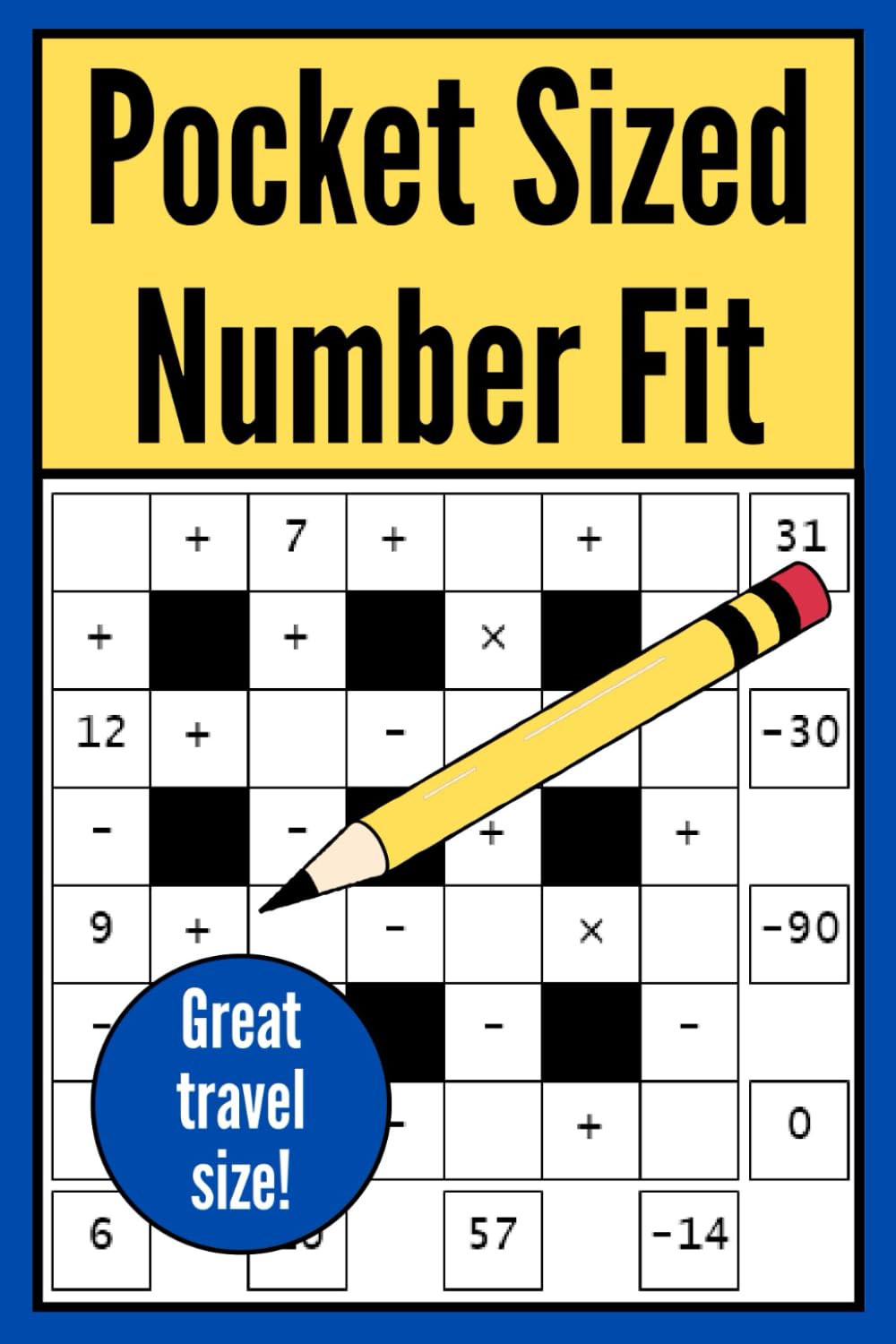Pocket Book Number Fit | Number Puzzles: Great Travel Size For Teens And Adults