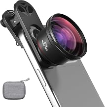 35X Macro Lens Kit for Smartphone, Phone Camera Lens with CPL Filter | Lens Attachment with 5-Element Glass Lens, AR+AF Coating, CNC Aluminum Housing for iPhone & Android Phones