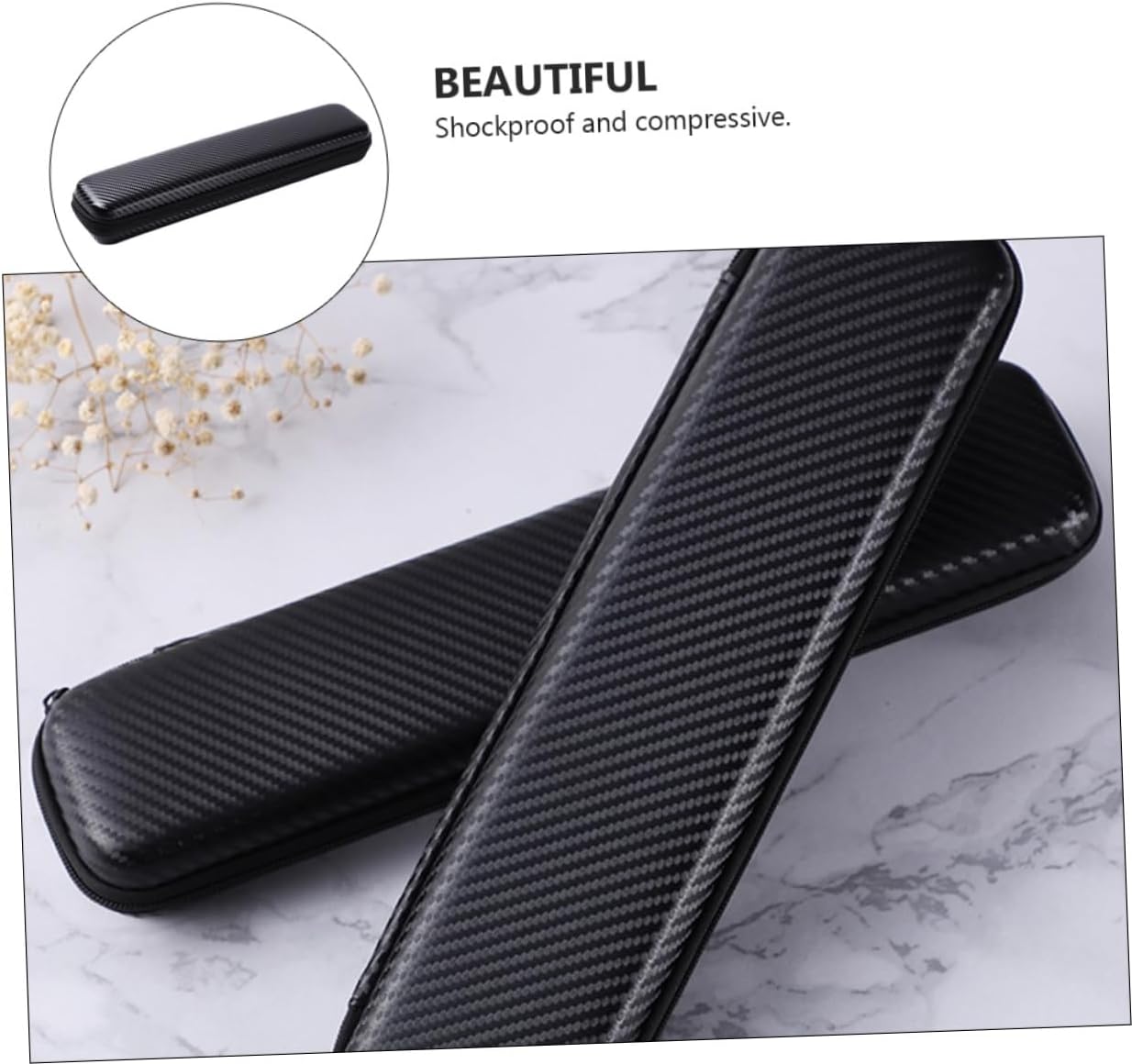 Heat Resistant Hair Curler Bag Travel Pouch Scratch Resistant Hair Brush Case for Straightener and Curler Storage