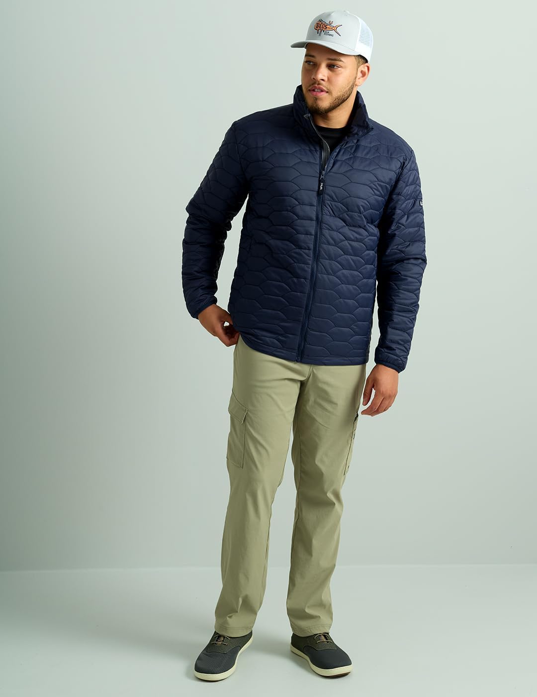 HUK mens Scale Jacket, Dwr Performance Fishing Coat - Image 5