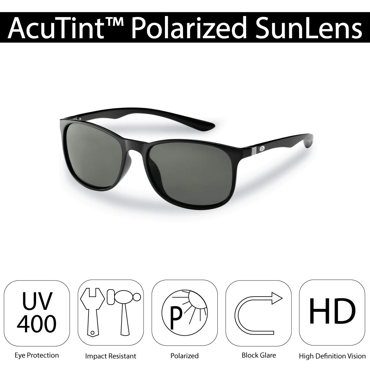 Flying Fisherman UNA Occhiali da sole polarizzati con AcuTint UV Blocker per pesca e sport all'aria aperta