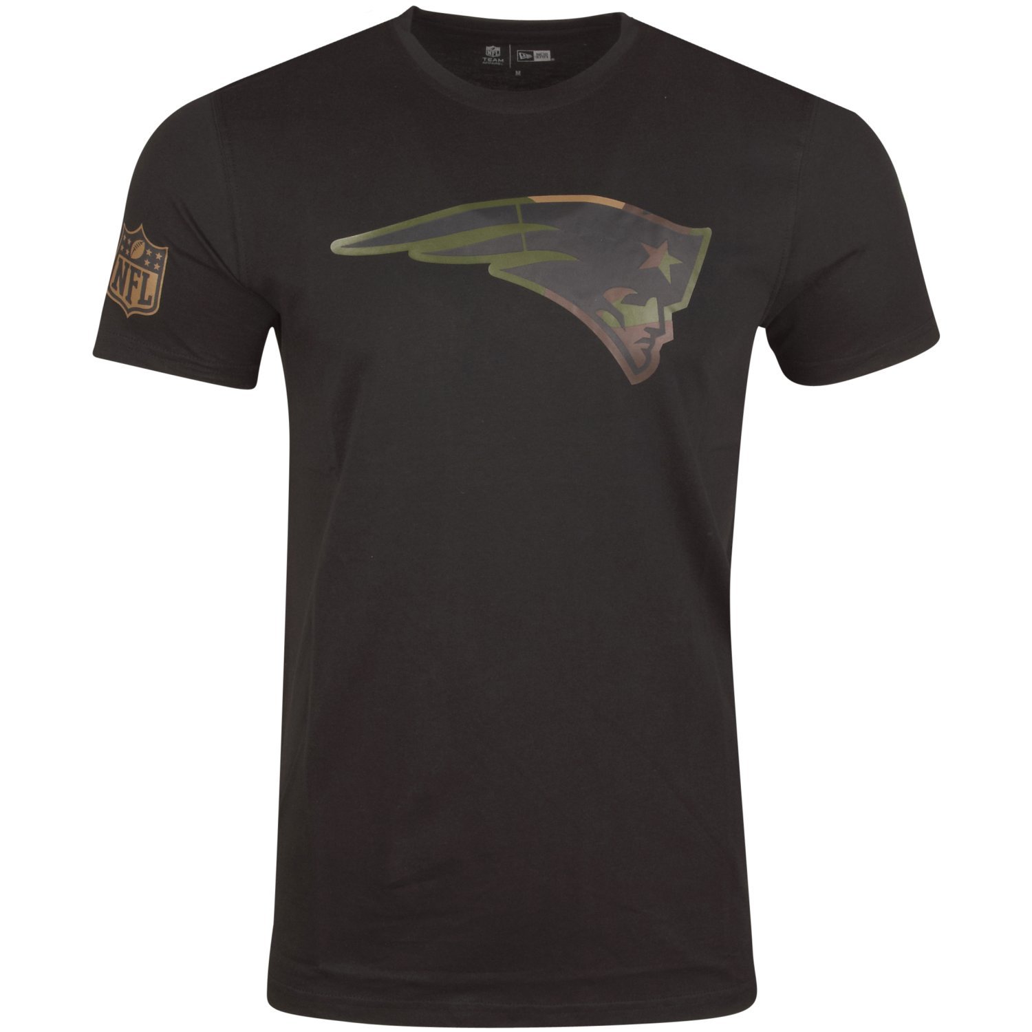 New Era Shirt - NFL New England Patriots Black/Wood camo - S