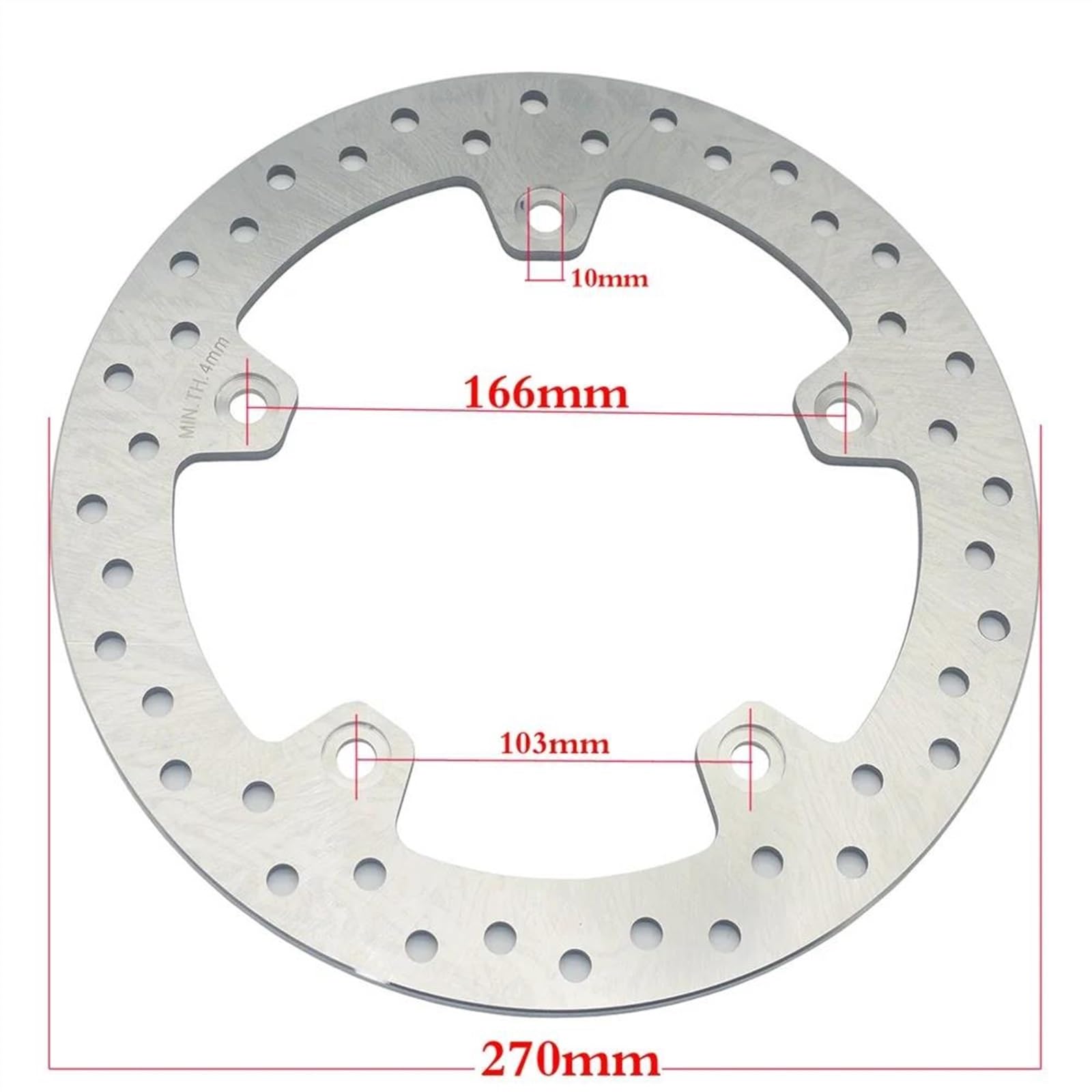 Parte della motocicletta Disco Freno Anteriore Posteriore Moto Da 270mm Per BMW C600 Sport Scooter 2012 2013 2014 2015(Front)