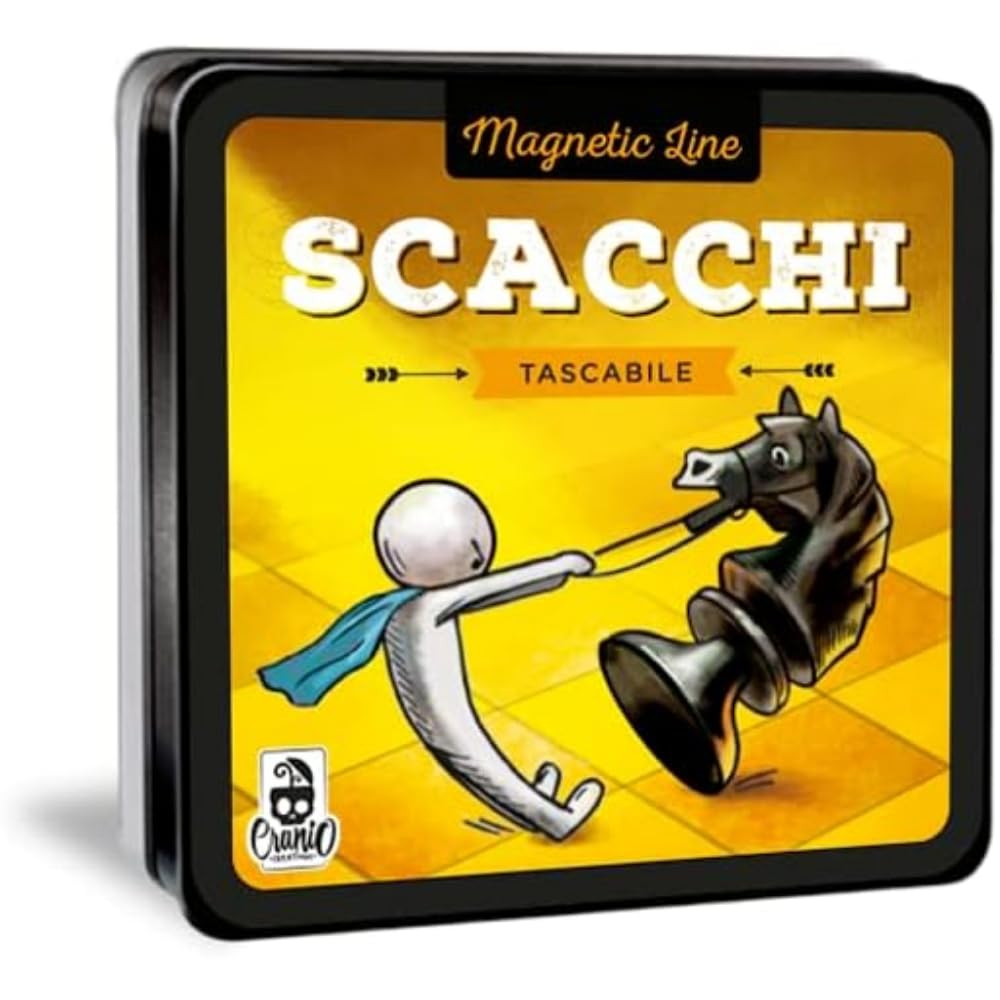 Cranio Creations - Magnetic Line, Chess, A Great Classic In Pocket And Magnetic Version, Italian Edition, CC358