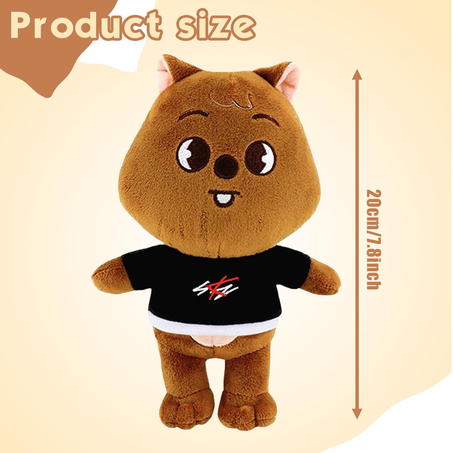 Stray Kids Peluche, Stray Kids Plush Doll, Peluche Animali Skzoo, Stray Kid Cartoon Peluche, Regalo di Compleanno per Bambini e Fan (A)