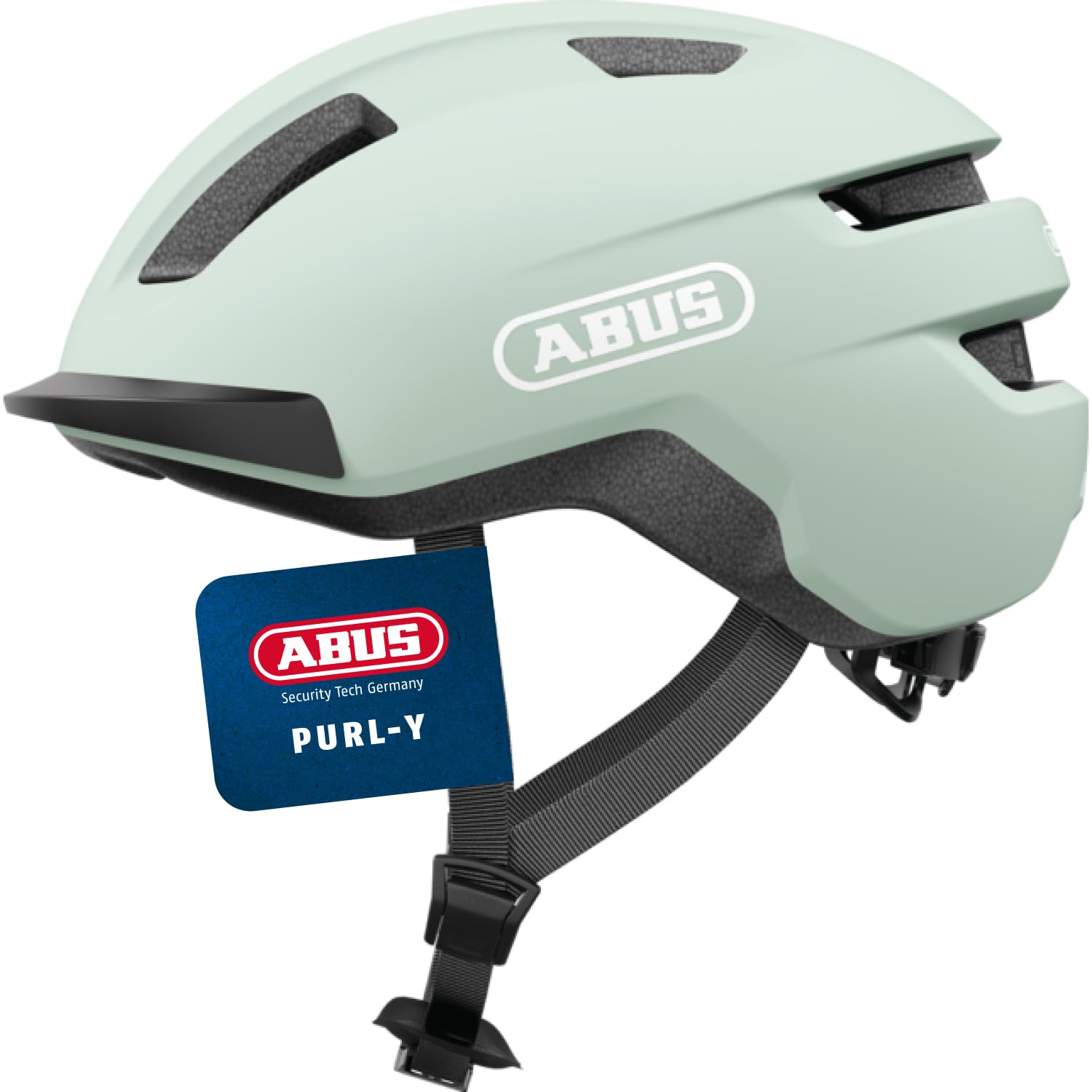 ABUS Fahrradhelm Purl-Y – geeignet für E-Bike und S-Pedelec – stylisher NTA-Schutzhelm für Erwachsene und Jugendliche – Grün (Mint Green), Größe M