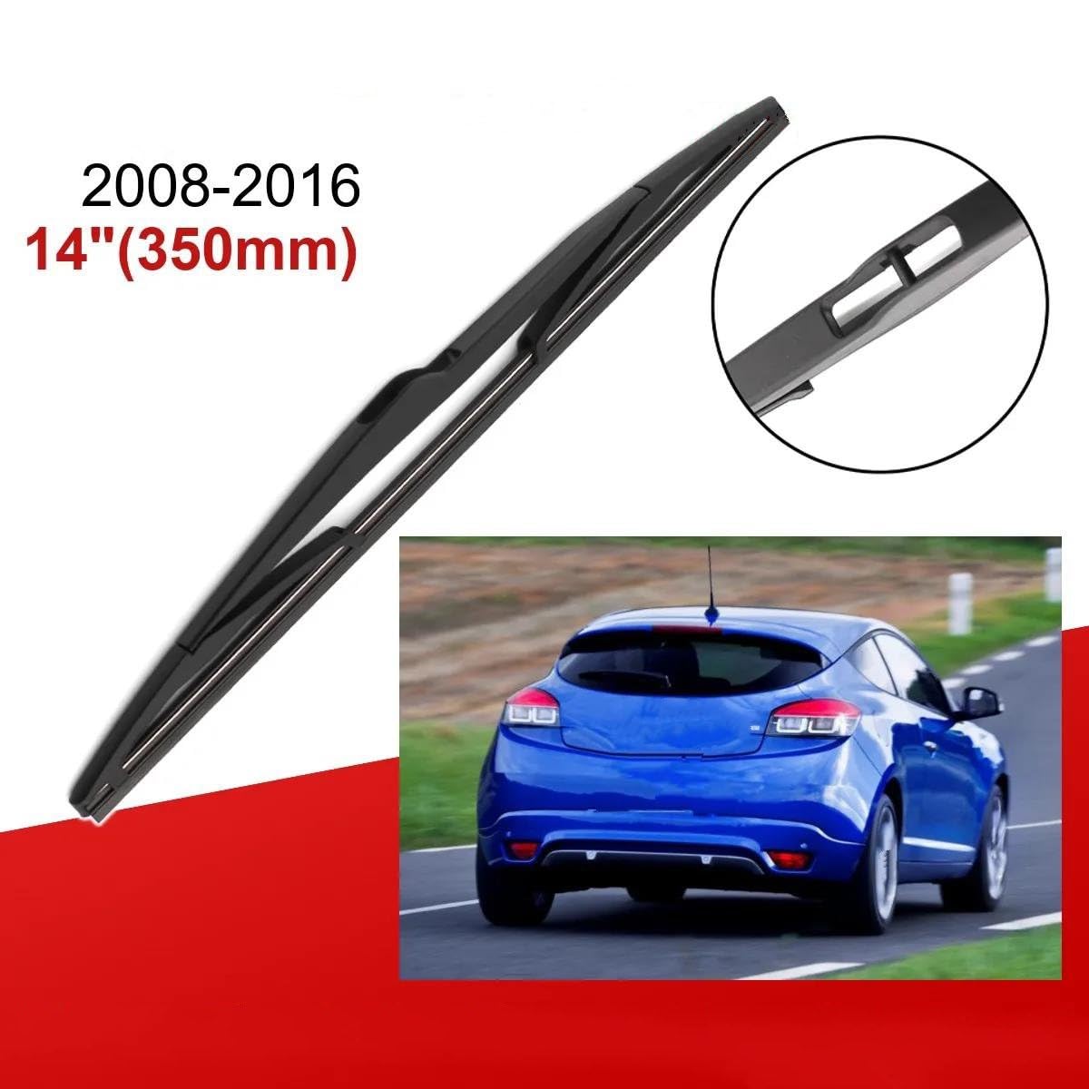 per R&enault per Megane 3 Hatchback Coupe 2008-2010 2011 2012 2013 2014 2015 2016 24 "+ 16" + 14 "Anteriore Spazzole Tergicristallo Posteriori Spazzole